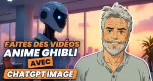 Transformez vos photos en vidéo anime Ghibli avec ChatGPT images !