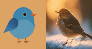 2 images créées par ChatGPT, avec un an d'écart.