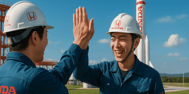 Honda joue à SpaceX et réussit un truc de fou avec sa fusée