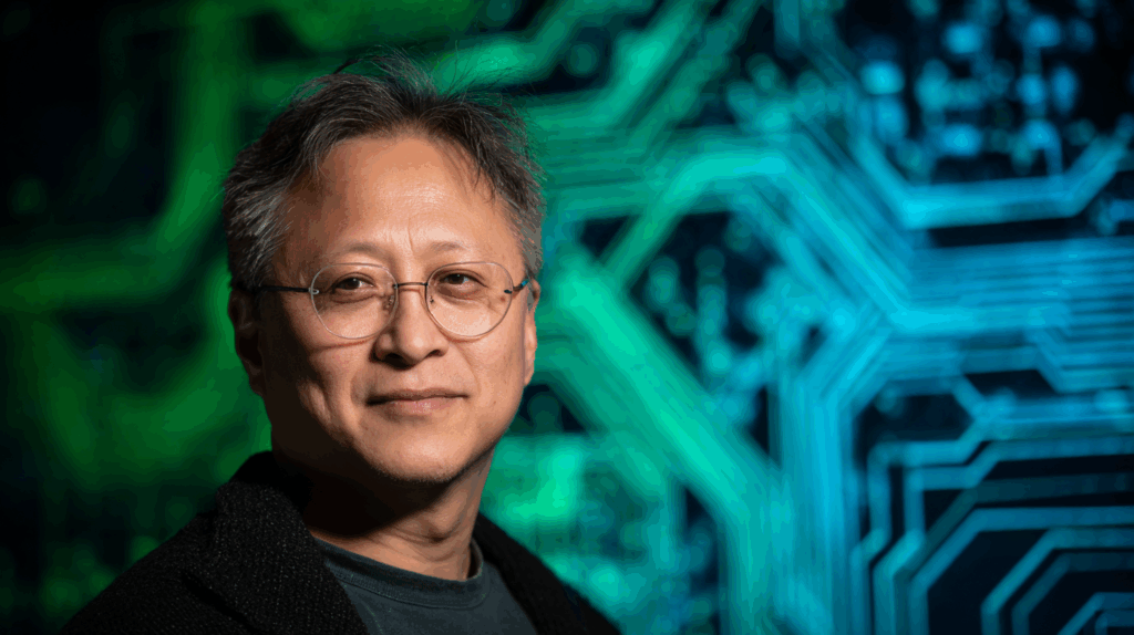 Jensen Huang, photo générée par l'IA