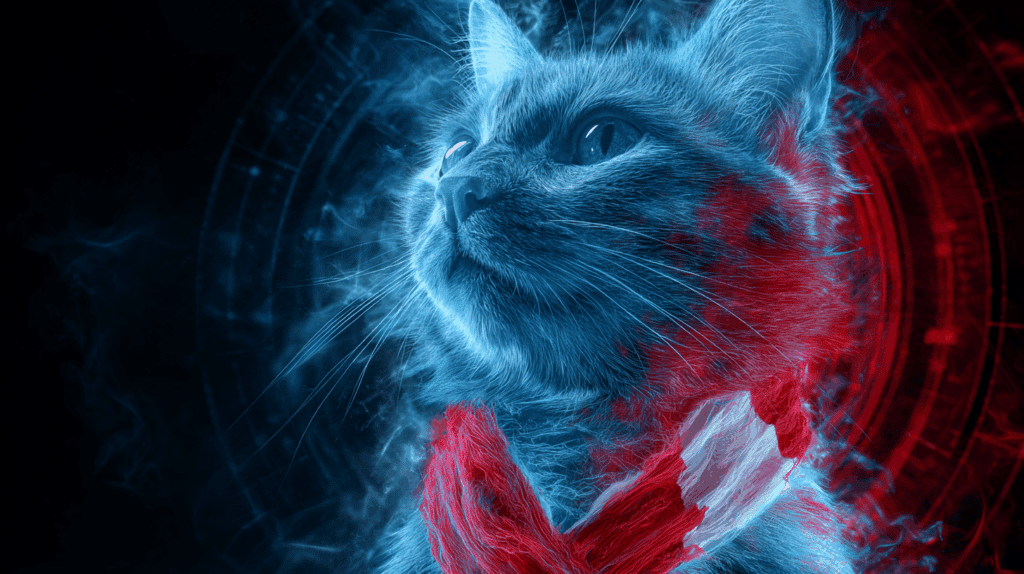 Un Chat aux couleurs de la France