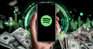 Interface de Spotify sur un smartphone