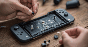 une Switch 2 en pleine réparation