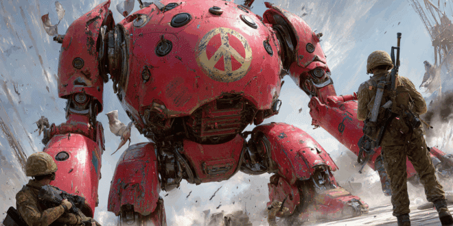 Un robot IA paix qui arrête les guerres