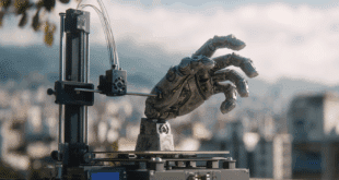 Une min robotique sur une imprimante 3D