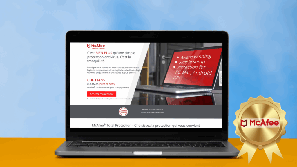 McAfee : antivirus en ligne pour un premier diagnostic rapide