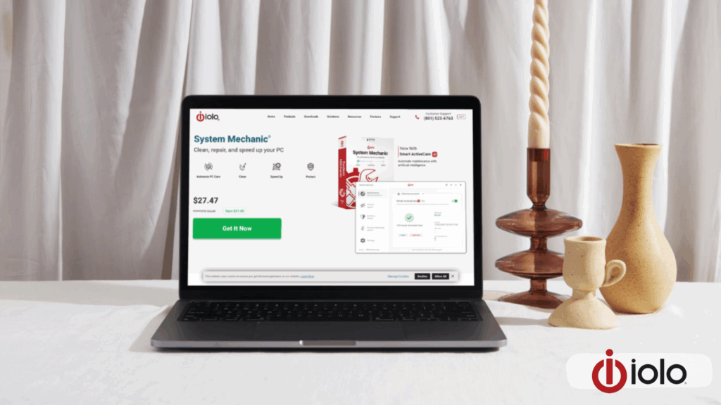 Iolo System Mechanic : antivirus en ligne couplé à une optimisation du système