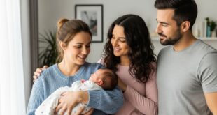 bébé né de trois parents différents