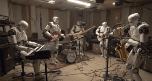 meilleur générateur de chansons IA - orchestre robot.