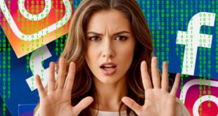 Une femme qui s'oppose avec ses mains