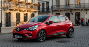 une citadine rouge