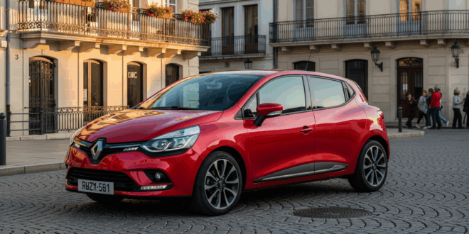 une citadine rouge