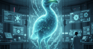 Dodo dans un tube de laboratoire