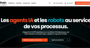 Uipath - page d'accueil