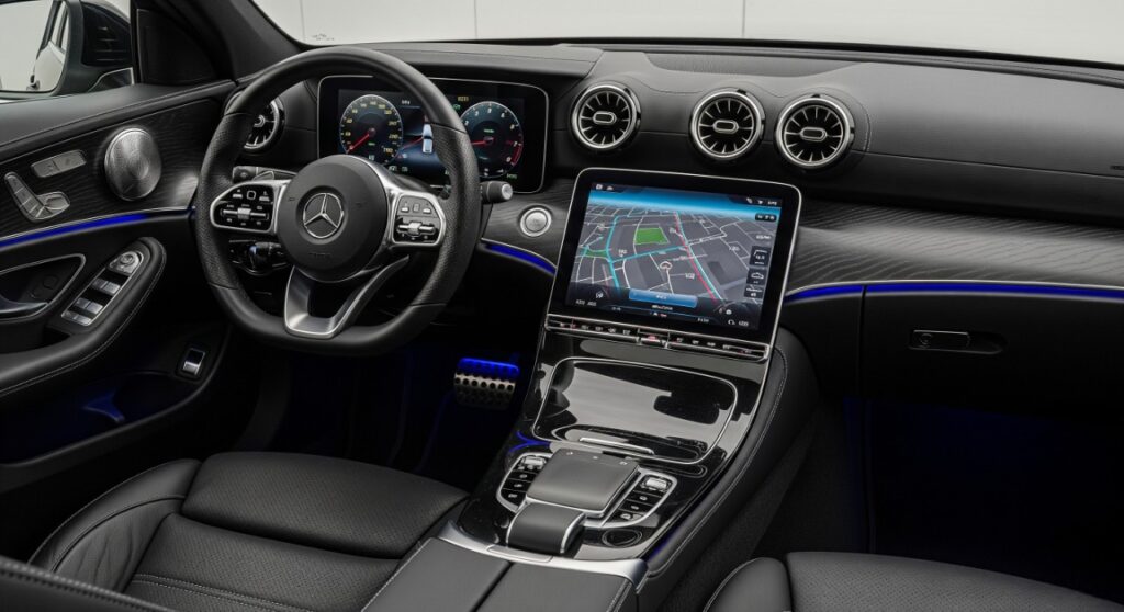 intérieur de voiture