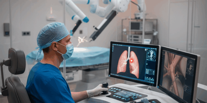 La robotique médicale du cancer du poumon