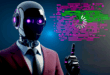 robot pointant du doigt une synchronisation