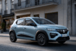 Le nouveau dacia spring en bleu Seafoam.