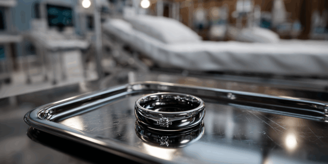 retrait d'un Galaxy Ring gonflé à l'hôpital