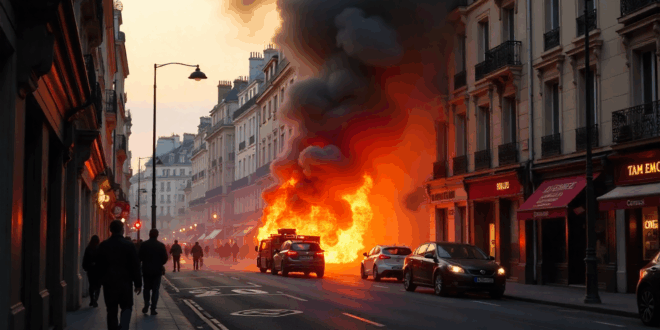 Incendie Matignon