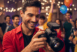 Photographe dans une fête