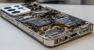 Samsung Galaxy S25+ s'enflamme sur place.