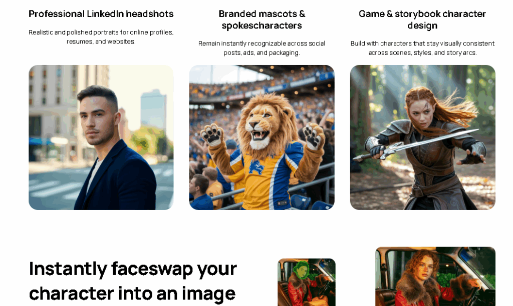 Ideogram Character - Features