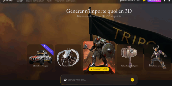 Tripo AI - photo en une