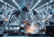 un robot au travail effectuant une tâche complexe avec précision