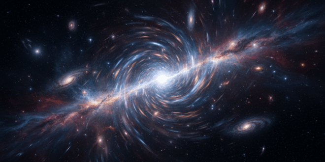 Un trou de ver dans l'espace