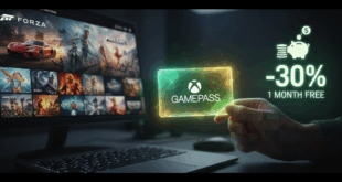 une main tenant une carte digitale avec le logo Xbox