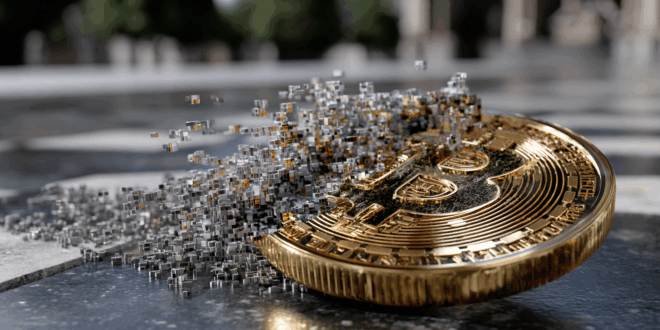 Le Bitcoin au bord de l'écroulement.