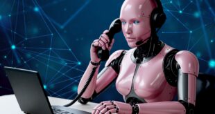 robot en plein appel