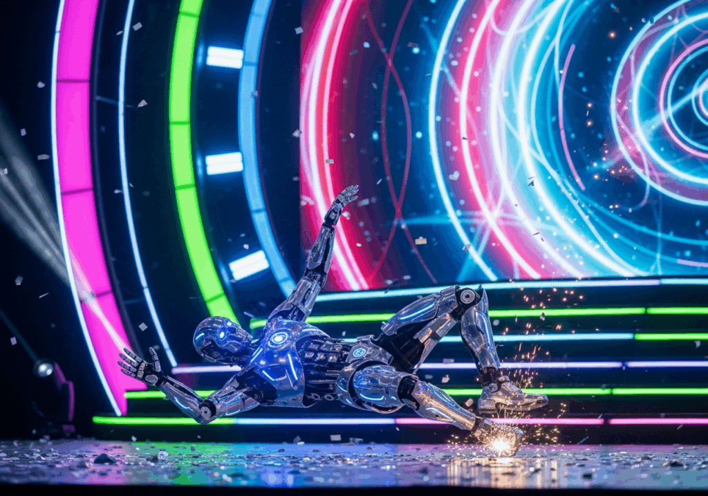 Le robot russe fait un faux pas hilarant lors de sa première sortie