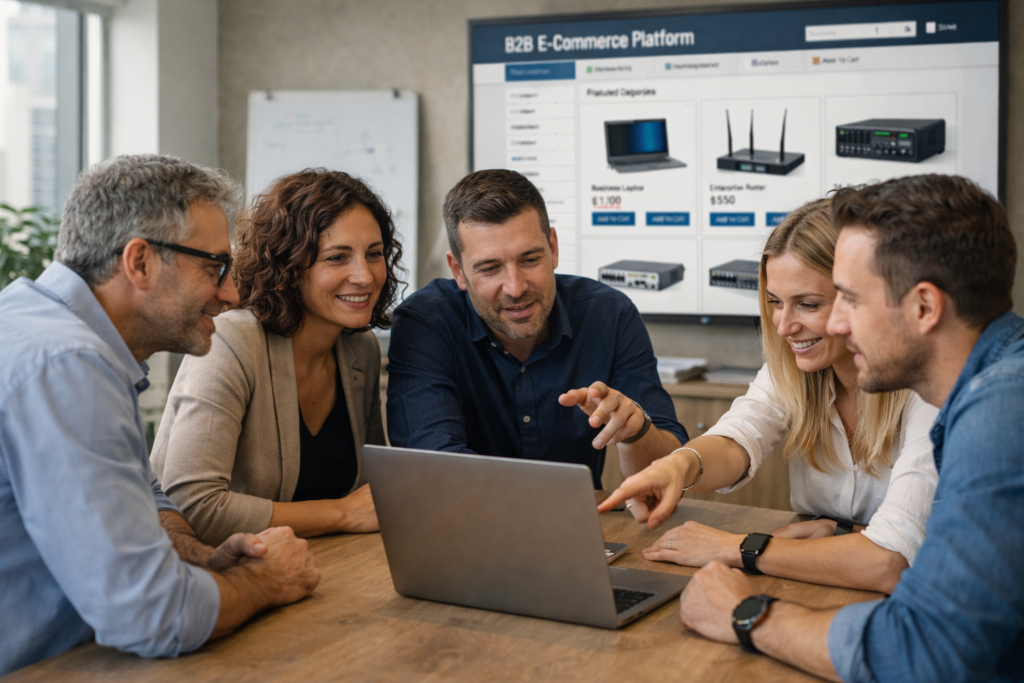 Solution B2B digitale de Celeste