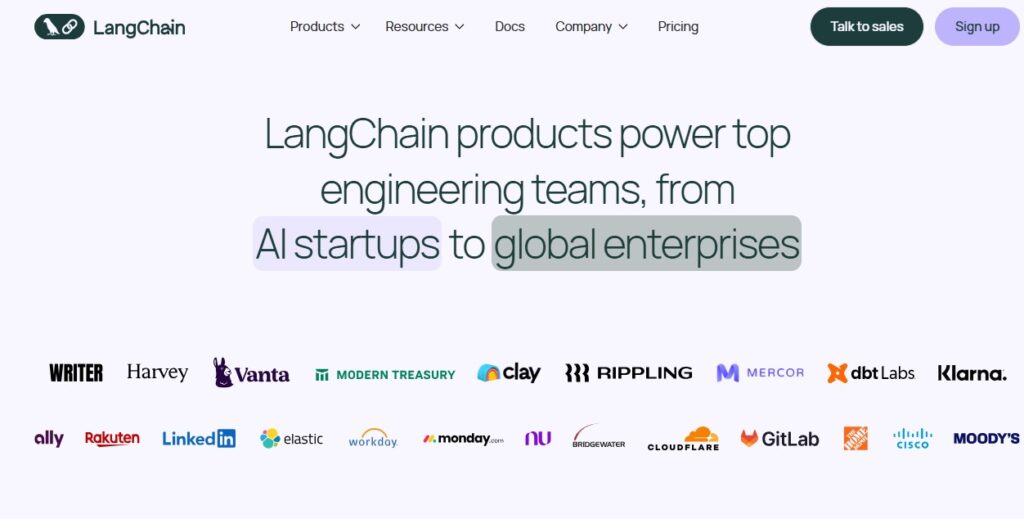 LangChain site officiel