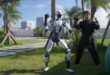 Unitree robot R1 et Jackie Chan