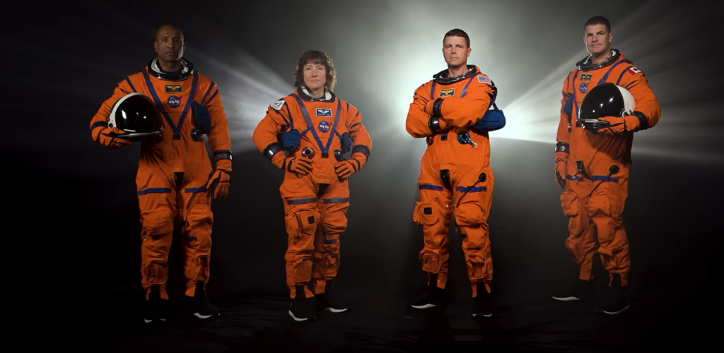 Artemis II - astronautes sans casques