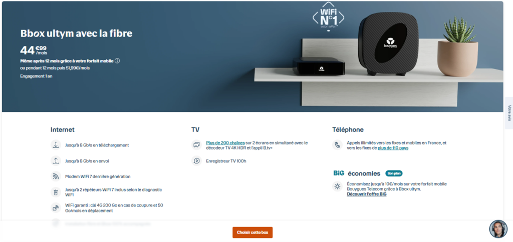 Bbox Wi-Fi 7 - page officielle