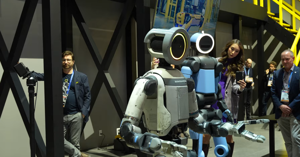 Boston Dynamics Atlas - devant la presse