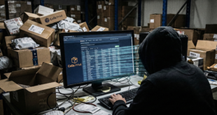 Un hacker profitant de la fuite chez colis privé