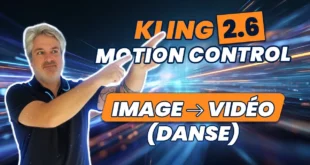 Kling 2.6 Motion Control : Une seule image suffit pour créer une vidéo ultra fluide