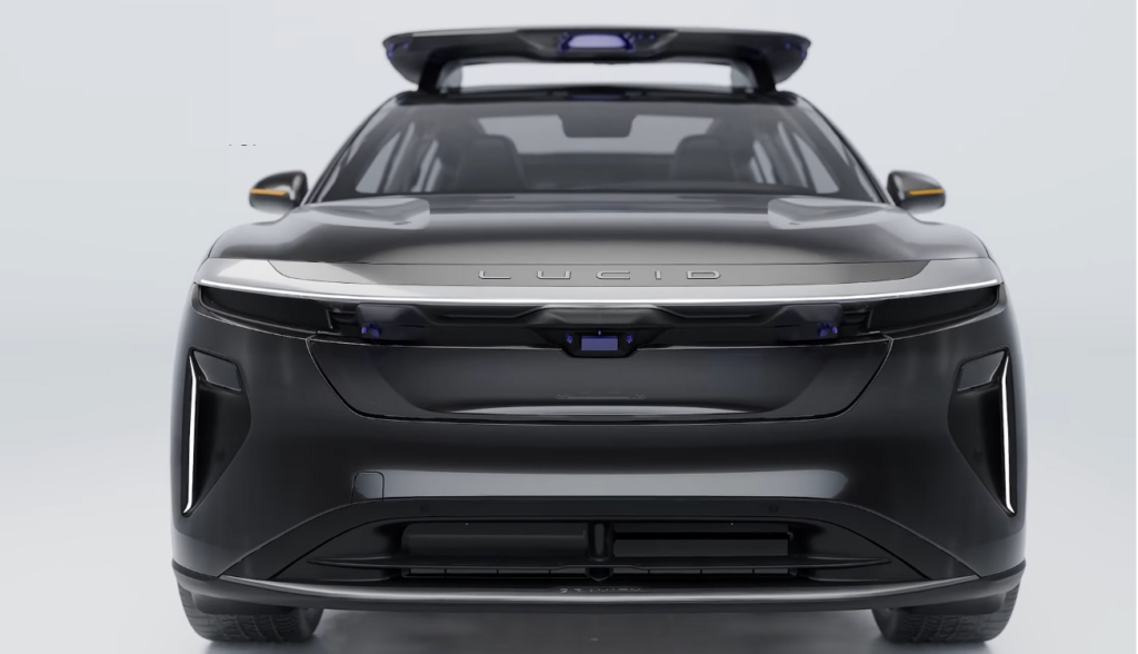 Uber Lucid Nuro Robotaxi - face avant