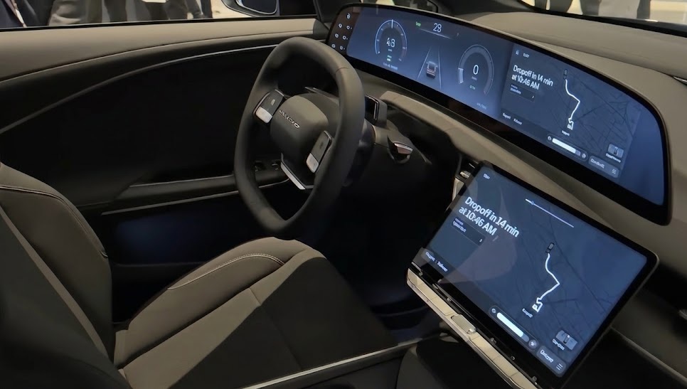 Uber Lucid Nuro Robotaxi - intérieur