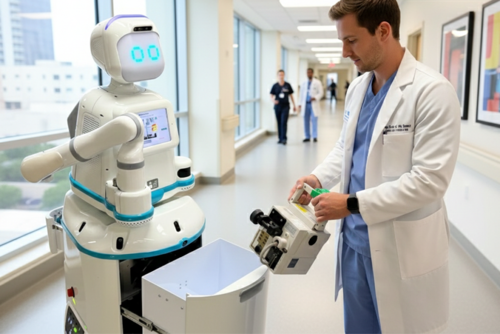 Ce choix de Serve Robotics libère les soignants dans les hôpitaux