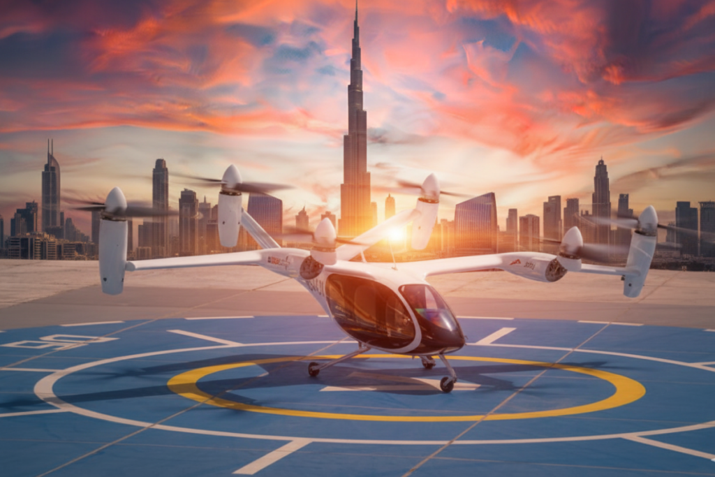 Dubaï sera la première ville avec des taxis volants électriques
