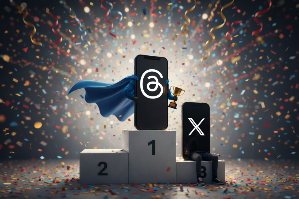 Ce réseau social vient de détrôner X en popularité