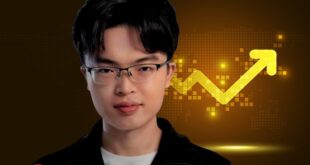 PDg de Moonshot AI, graphique ascendante pourillustrer la levée