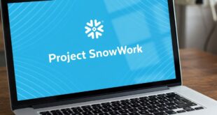 écran de PC affichant Project SnowWork