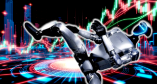 un robot d'Unitree dans une ambiance trading pour illustrer l'entrée en Bourse